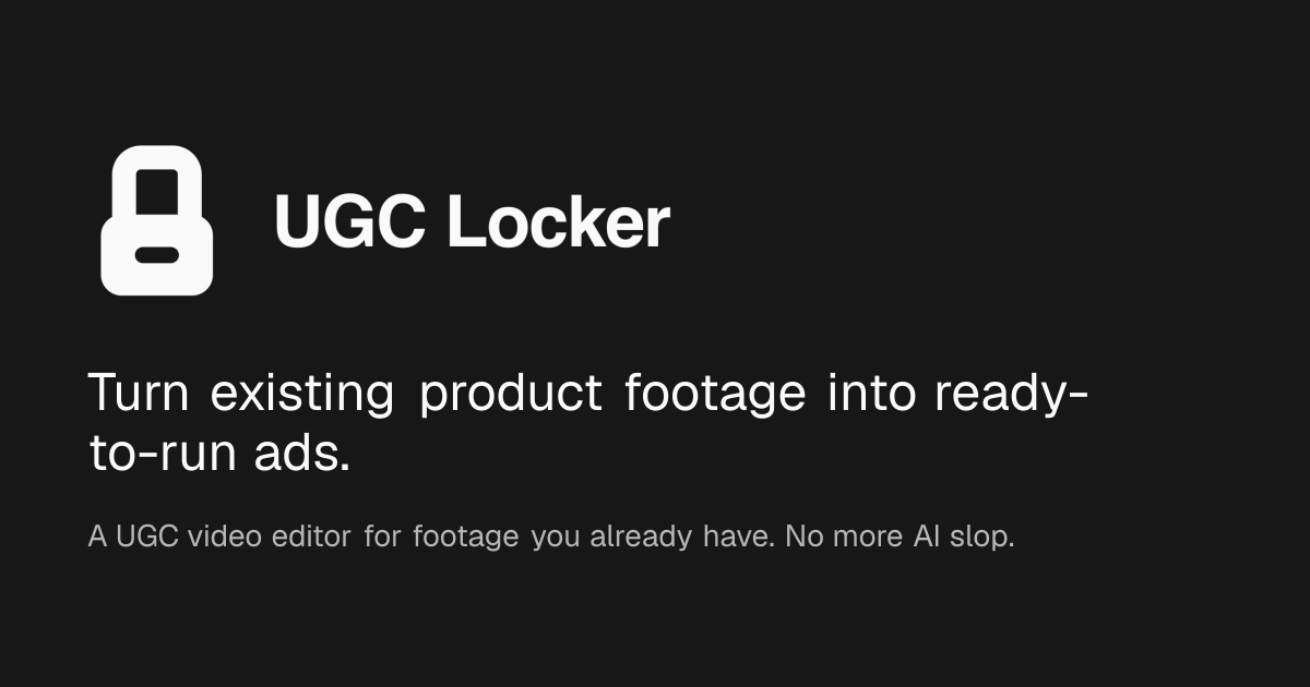 I built a tool that automatically turns product footage into video ads